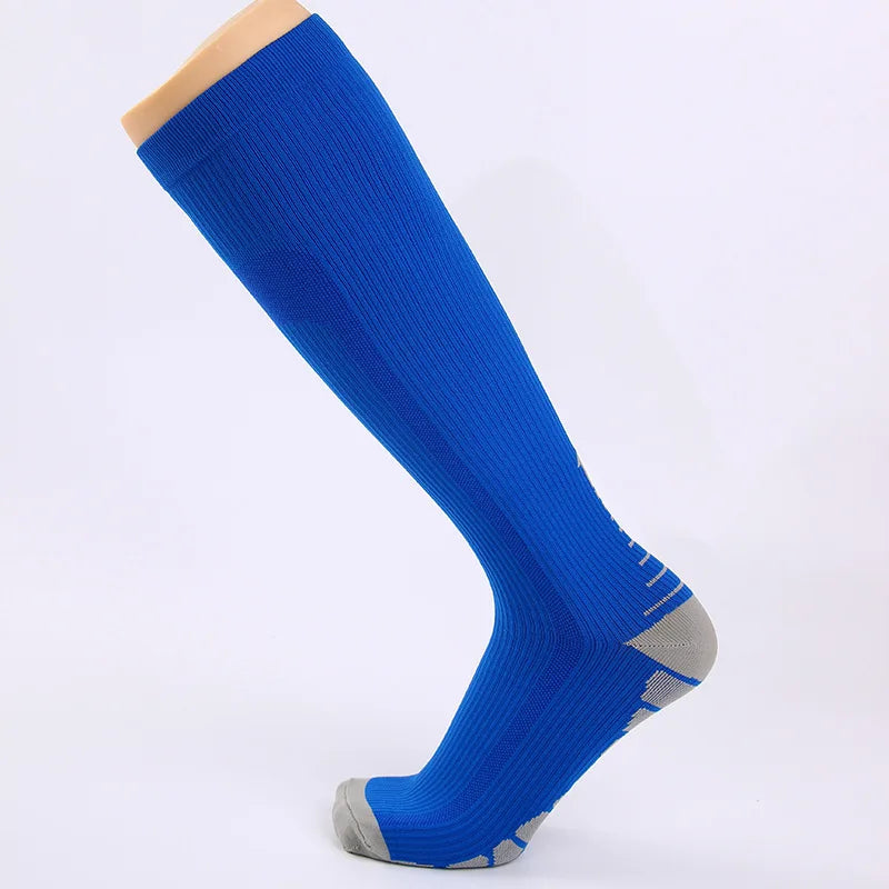 Compression Sock Accessories: Unisex Non-Slip, Knee-High Sports Compression Socks For Fitness / Rungear