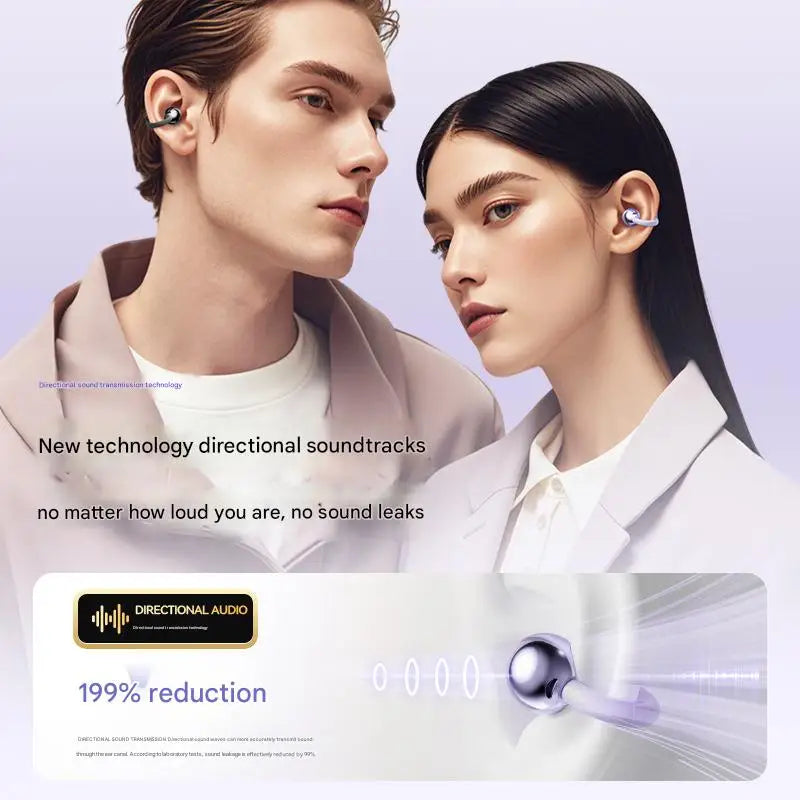 Running Earbud Accessories: Wireless, Comfortable, Bluetooth, Bone Conduction, Clip-on-Ear Earbuds 5.4 Comfortable with Digital Display / Rungear