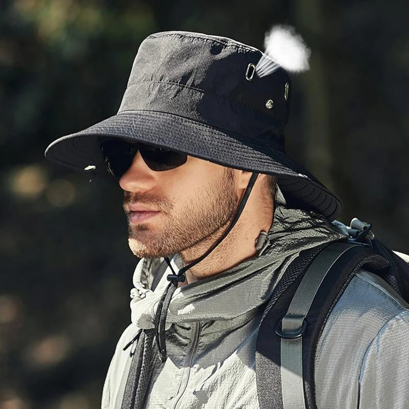 Hiking Hat Accessories: Adjustable, Versatile, Waterproof Outdoor UV Protection Hat / Rungear