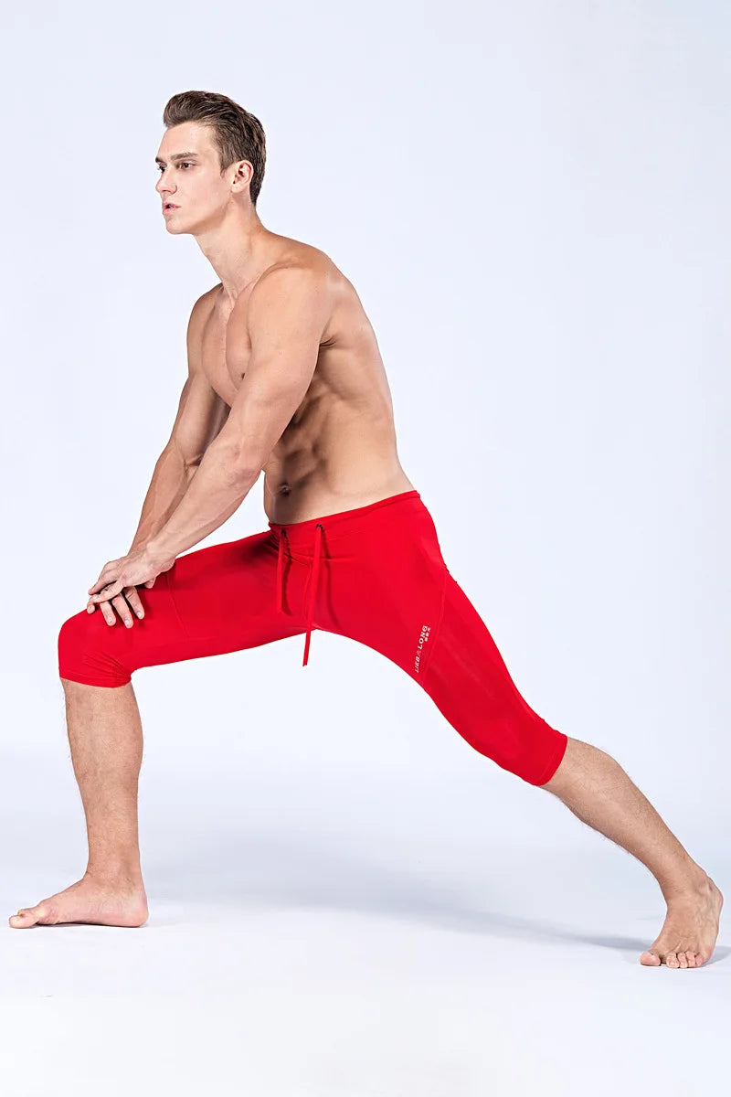 Men's Long Boxer Shorts – Quick-Dry Breathable Elastic Sports Underwear for Running, Yoga & Training | RUNGEAR