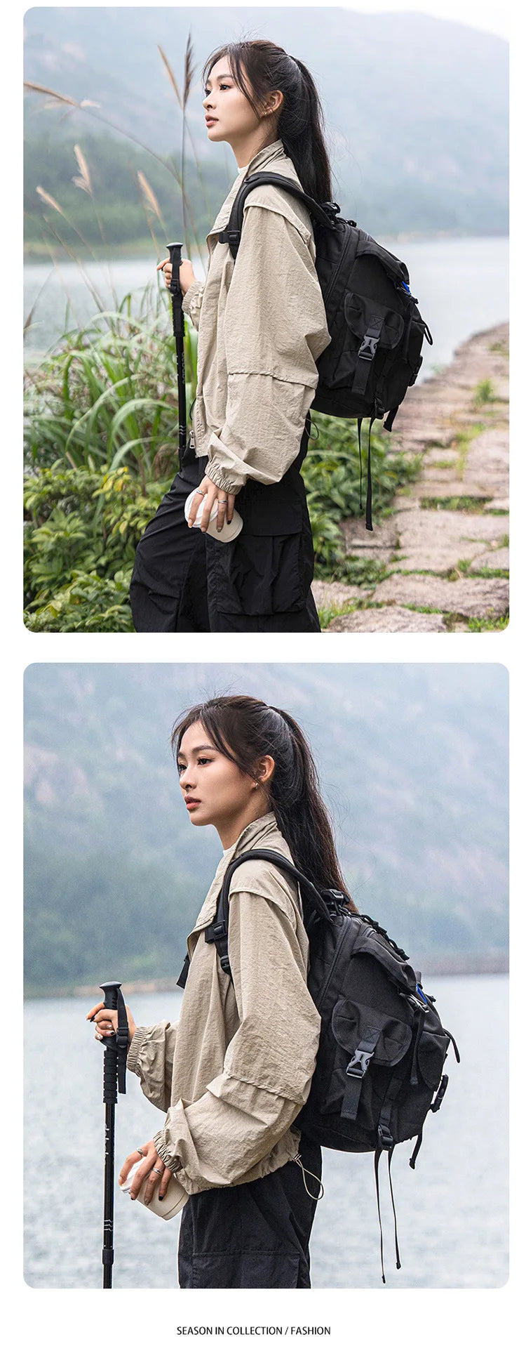 Large Capacity Outdoor Hiking Backpack | Multi-Pocket | Travel, Trail & Adventure