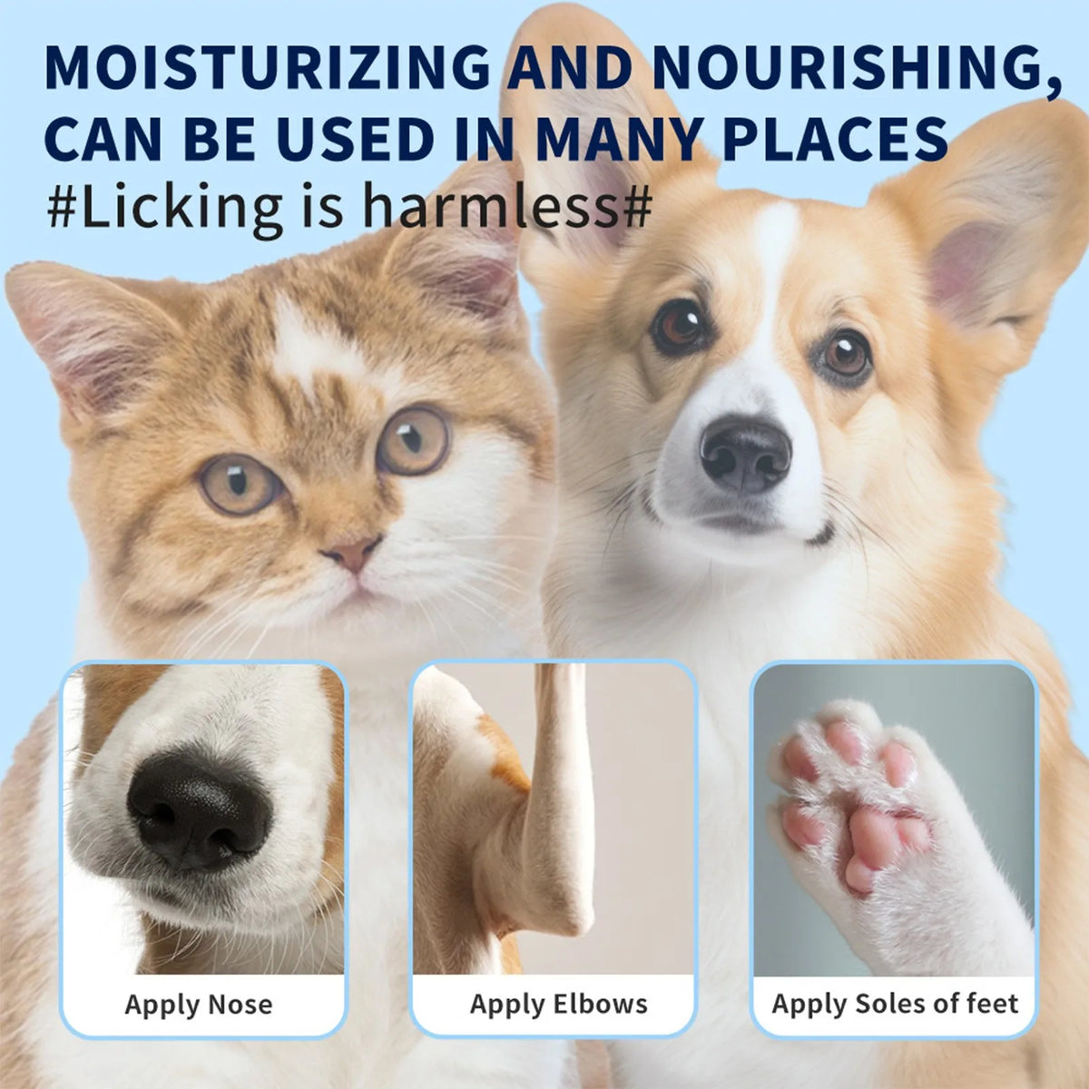Dog & Cat Paw and Nose Balm — Natural Moisturising & Repair Wax