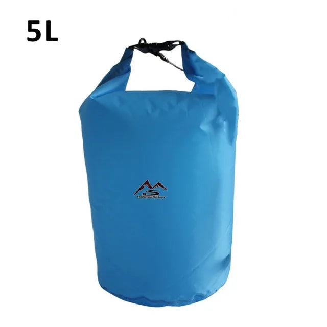 Waterproof PVC Roll-Top Dry Bag | Roll-Top Buckle Closure, Shoulder Strap Loop | Available in 5L–70L | RUNGEAR