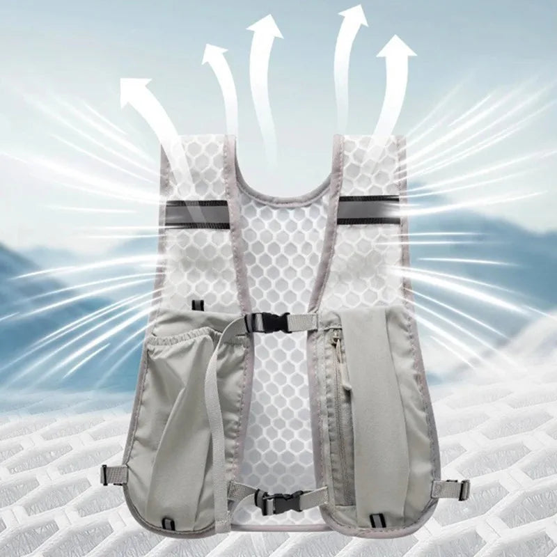 Ultralight Running Hydration Vest | Breathable Unisex Pack for 500ml Bottle — Running, Hiking & Cycling