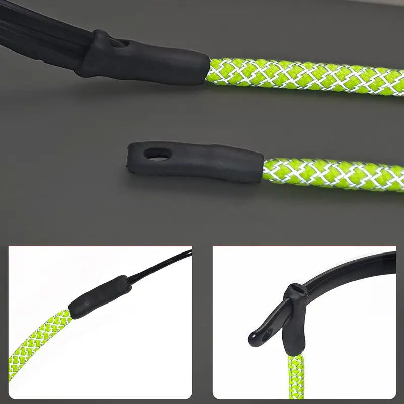 Sports Eyewear Lanyard & Neck Cord | Non-Slip Adjustable Silicone Sunglasses Strap | RUNGEAR