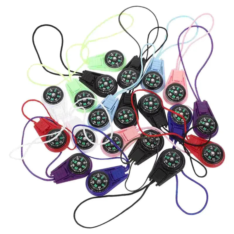 Running Trail Gear: Portable Navigation Pendant Mini Hiking Compass ABS For Outdoors / Rungear