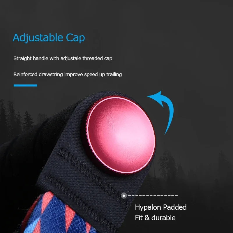 AONIJIE E4201 Lightweight Folding Trekking Poles – Carbon Fiber Quick Lock Trail Running Stick