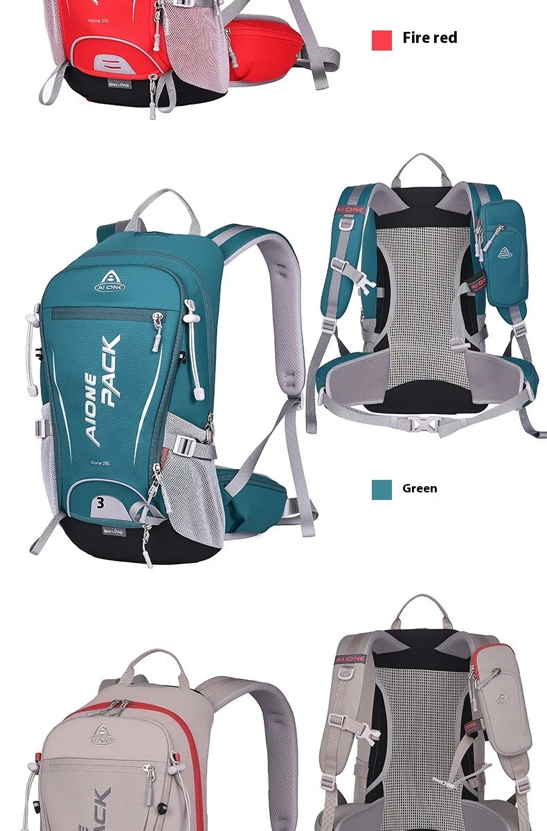 Trail Gear Accessories: 25L Lightweight Breathable Hiking Backpack Day Pack / Rungear