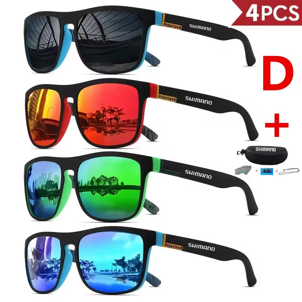 Classic Square UV400 Polarised Sports Sunglasses | Unisex | Cycling, Fishing, Driving & Outdoor