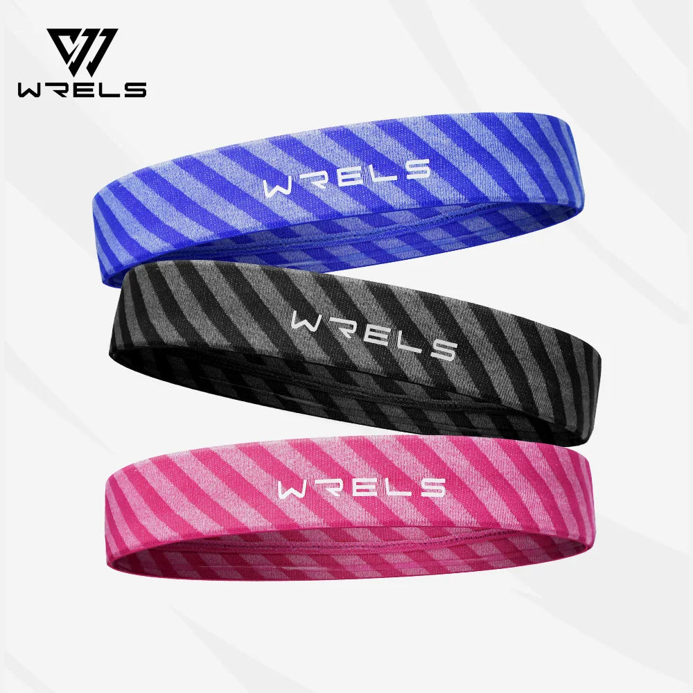 Running Gear Accessories: WRELS Non-Slip, Quick Dry, Moisture Wicking, Elastic Sports Headbands for Workout, Running / Rungear