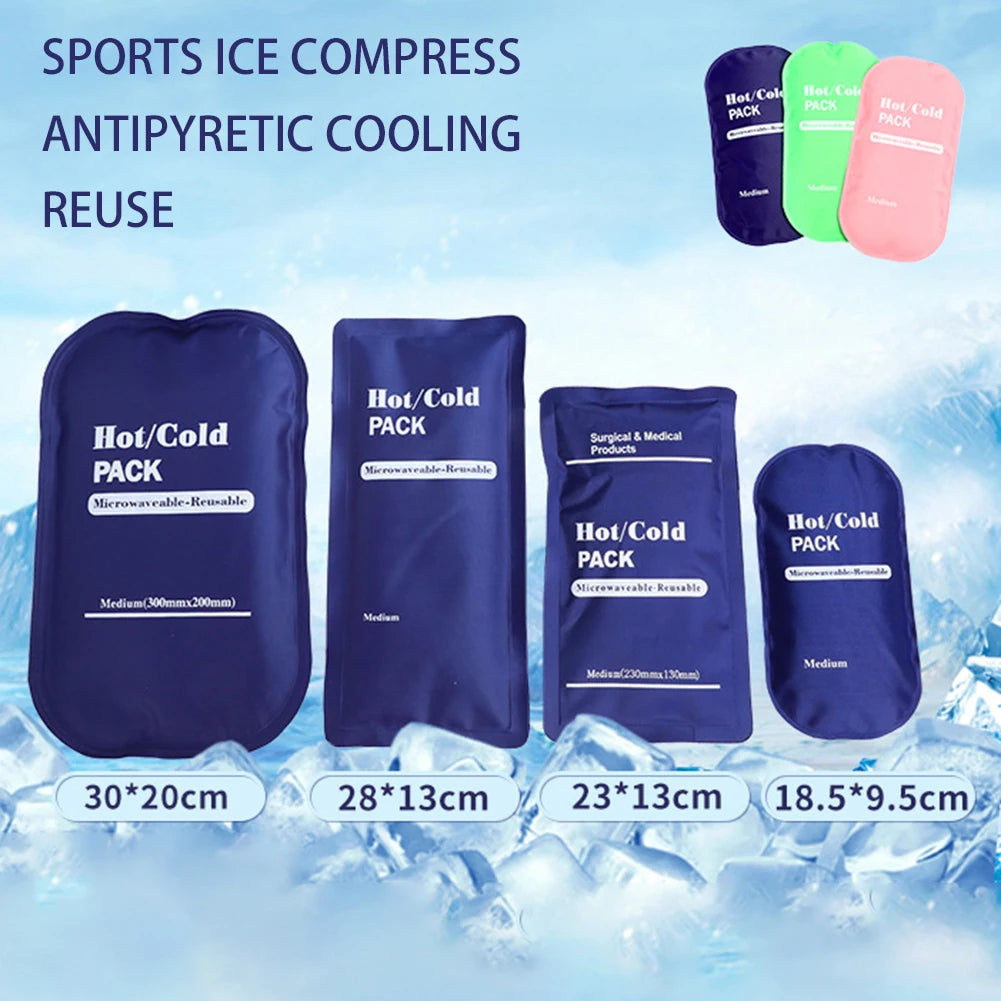 Recovery Accessories Gear: Reusable, Portable Multipurpose Hot/Cold Heating Packs For Sports Injuries / Rungear