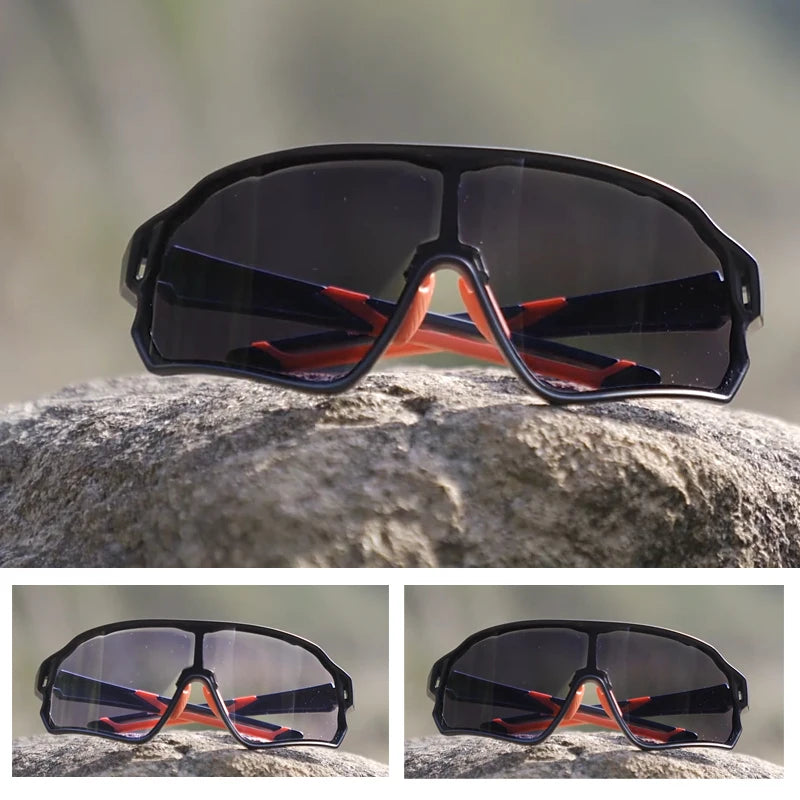 ROCKBROS Photochromic Sunglasses – UV400 Lightweight Anti-Glare Unisex Sports Sunglasses