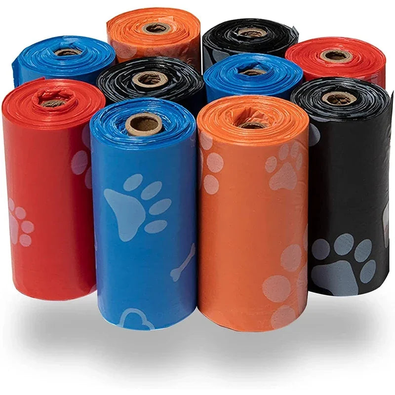 Dog Poop Bags – Bulk Rolls | 15 Bags per Roll | 5 to 100 Rolls