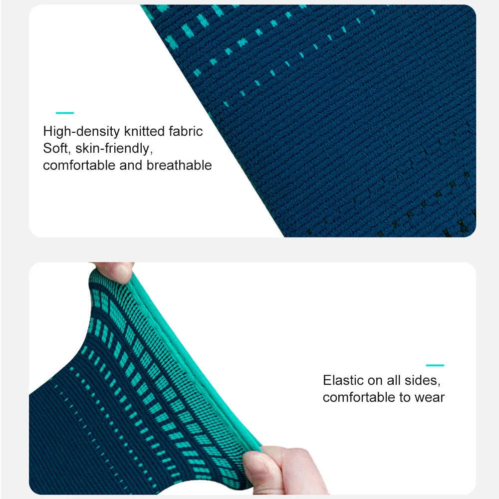 Sport Sweatband Wrist Wraps | 1 Pair Knitted Wrist Support for Tennis, Gym & Running