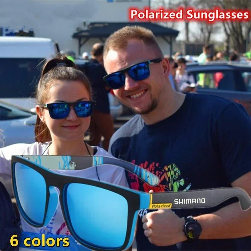 Classic Square UV400 Polarised Sports Sunglasses | Unisex | Cycling, Fishing, Driving & Outdoor