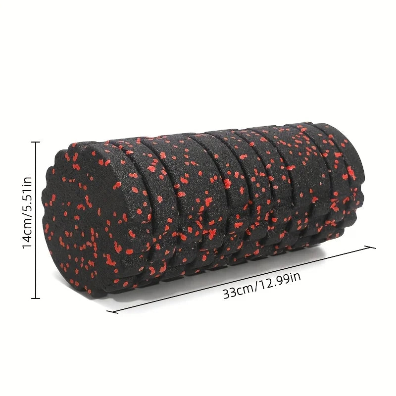 High-Density EPP Foam Roller – 33cm Textured Massage Roller for Muscle Recovery & Myofascial Release