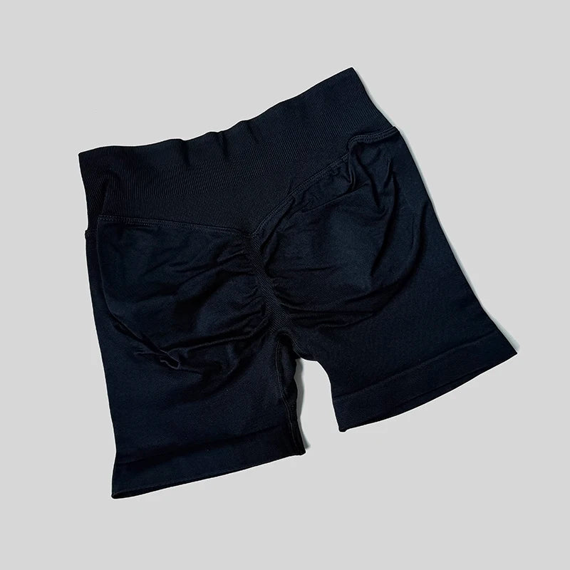 Women's Summer Apparel: Breathable, Thin, High Waisted Casual Sports Shorts, T 4.5" Low Ribbed Band / Rungear