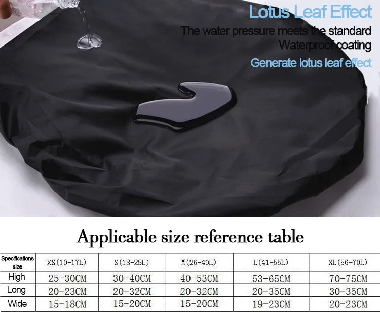 Waterproof Backpack Rain Cover | XS to XXL | Hiking, Trail Running & Outdoor Safety