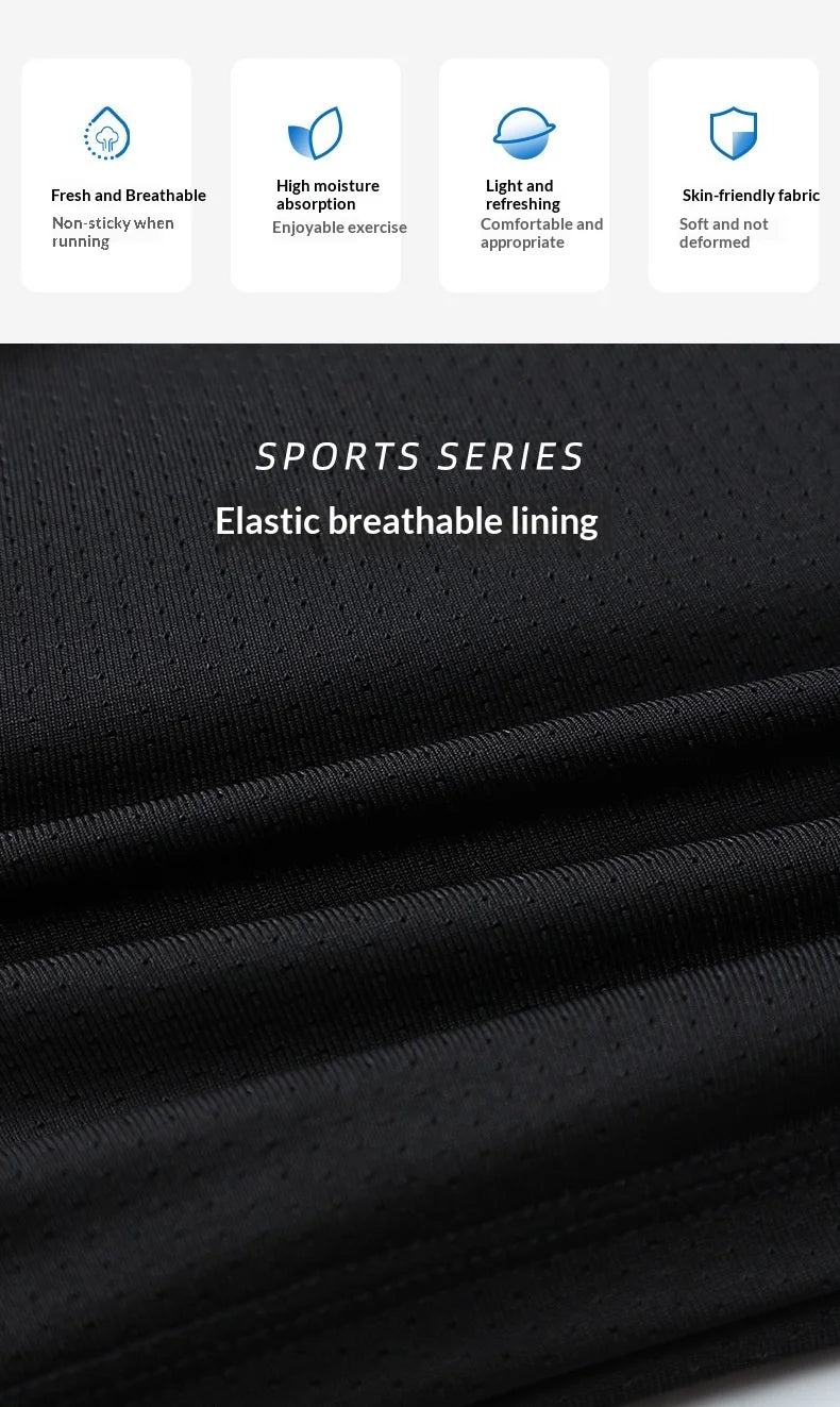 Men's Activewear Shorts: Summer Double Layer, Quick Dry, Breathable Running Sports Shorts / Rungear
