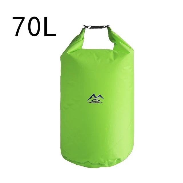 Waterproof PVC Roll-Top Dry Bag | Roll-Top Buckle Closure, Shoulder Strap Loop | Available in 5L–70L | RUNGEAR