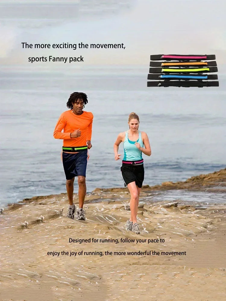 Invisible Mini Waterproof Running Belt | Elastic Waist Pack