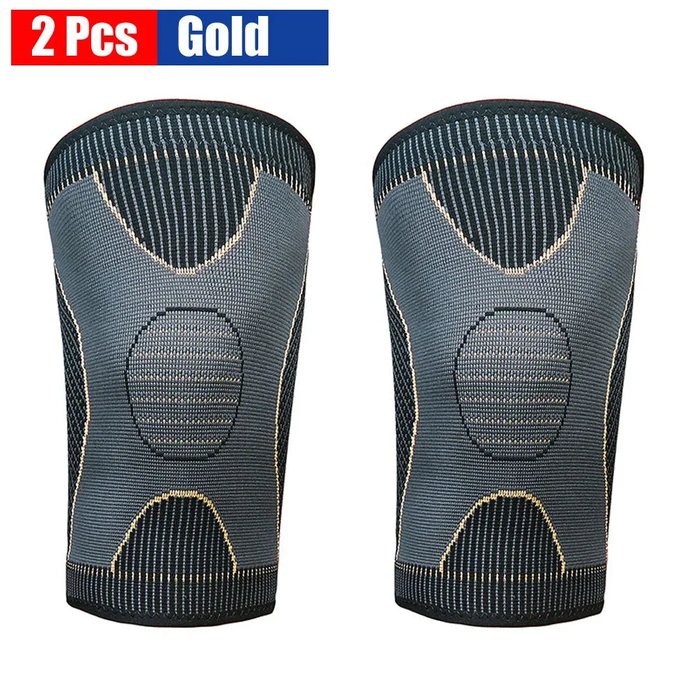 Compression Recovery Gear: Sleeve Knee Brace Support For Running, Workout, Gym, Hiking, Sports / Rungear