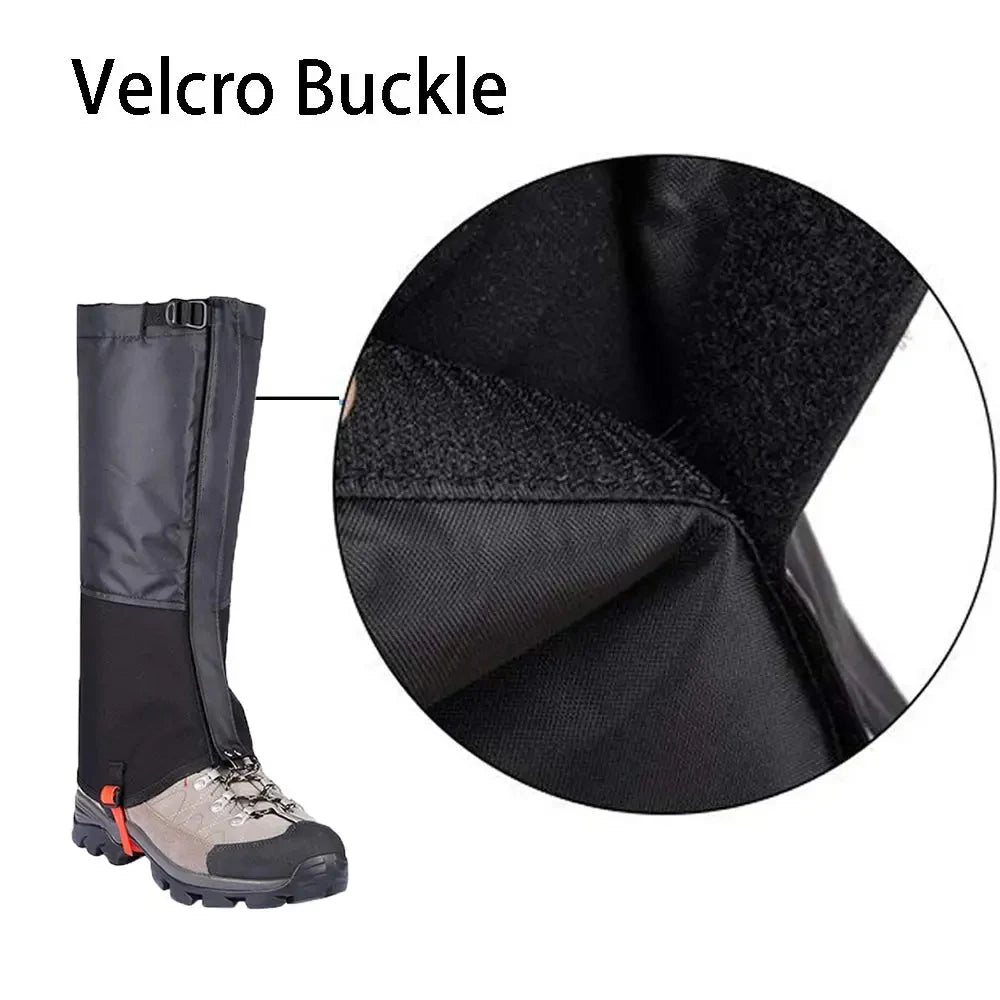 Waterproof Knee-High Leg Gaiters | Hiking, Snow & Trail Boot Covers