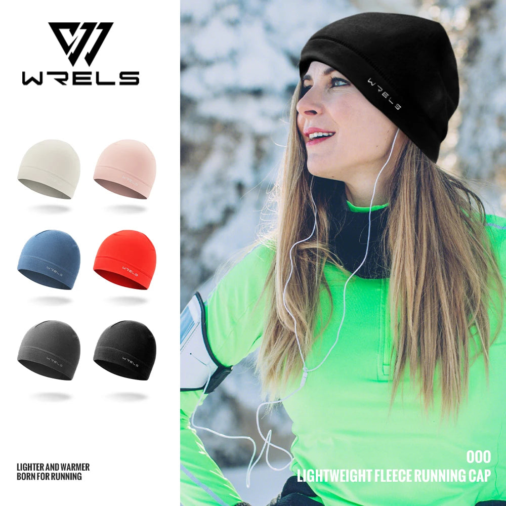 Running Winter Gear: WRELS Unisex Soft Windproof Thermal Running Sports Beanie Hat For Outdoors / Rungear