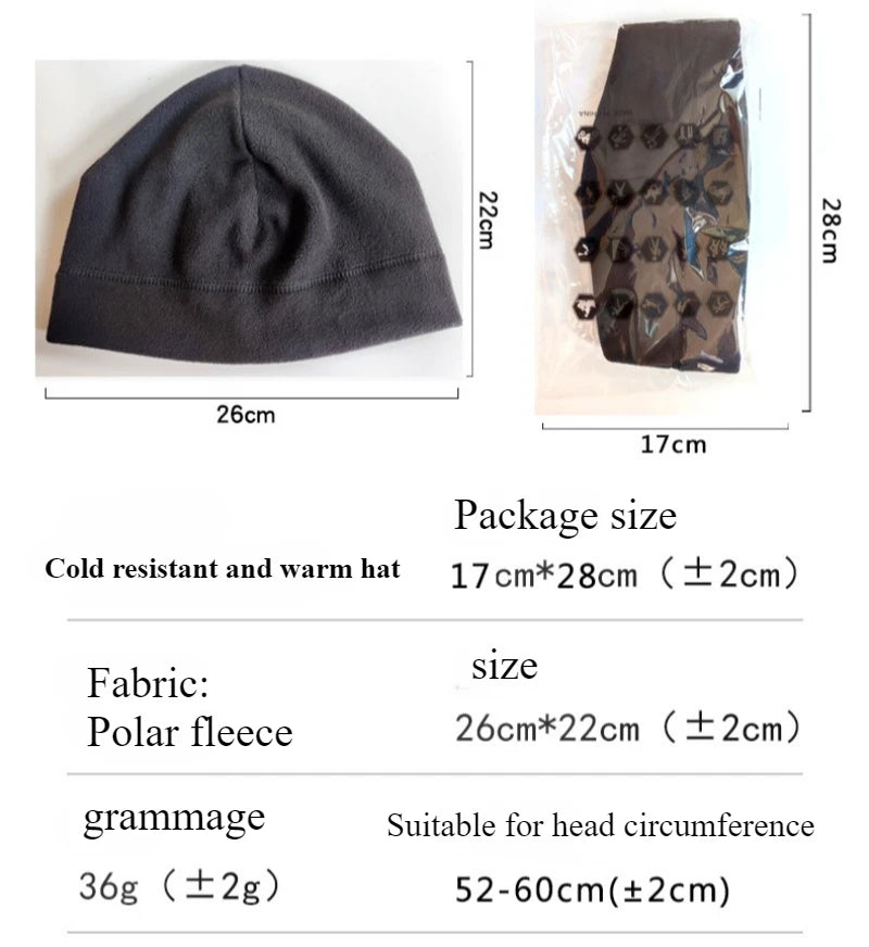 Winter Hat Apparel: Outdoor Windproof, Warm Polar Fleece, Quick-Dry, Breathable Hats / Rungear