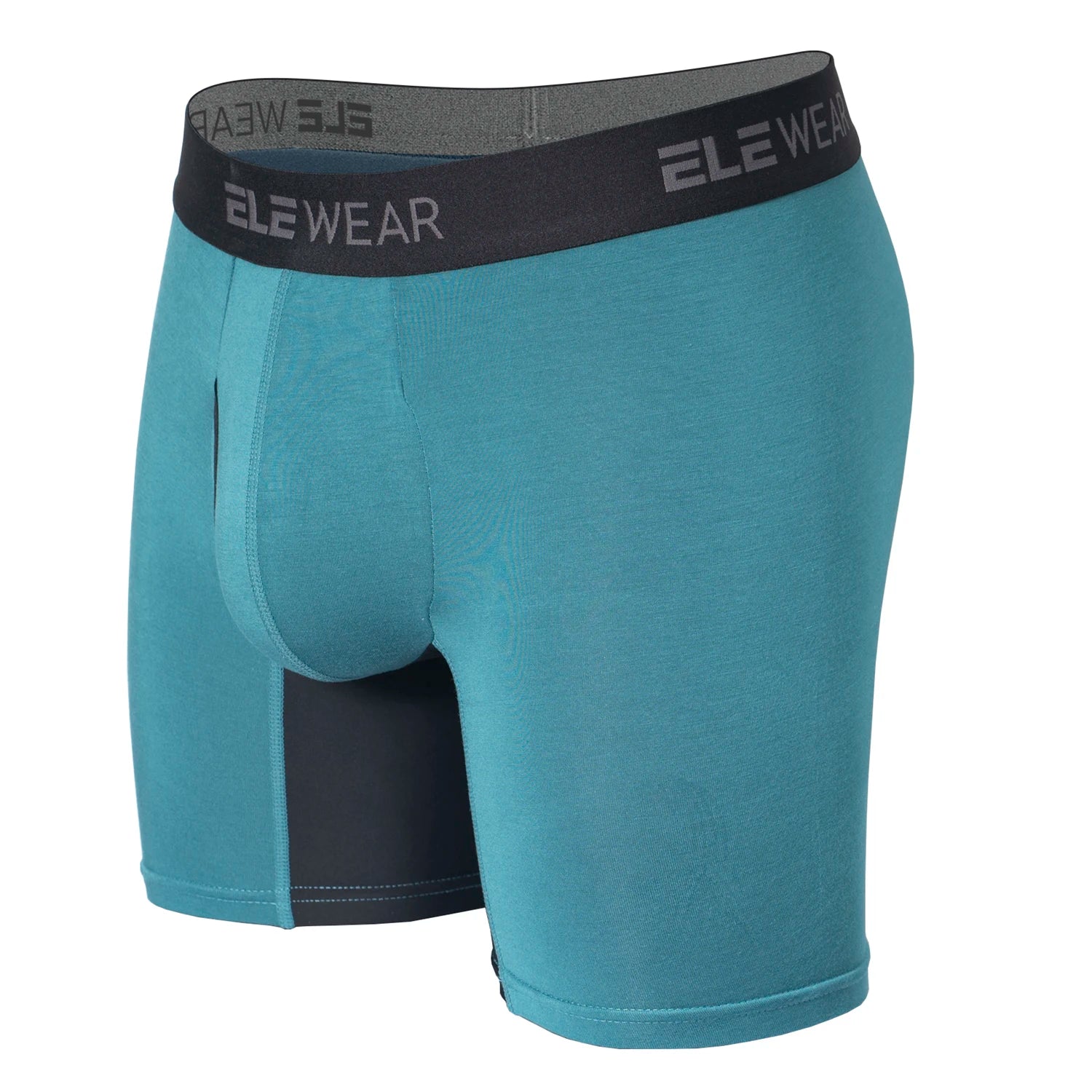 Plus Size Breathable Bamboo Men's Boxer Short Underwear With Opening