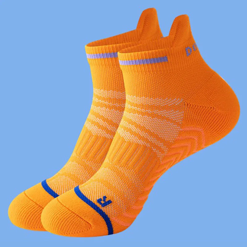 Running Apparel: Unisex, Thickened, Quick-Dry, Marathon Running Towel Bottom Sports Socks / Rungear