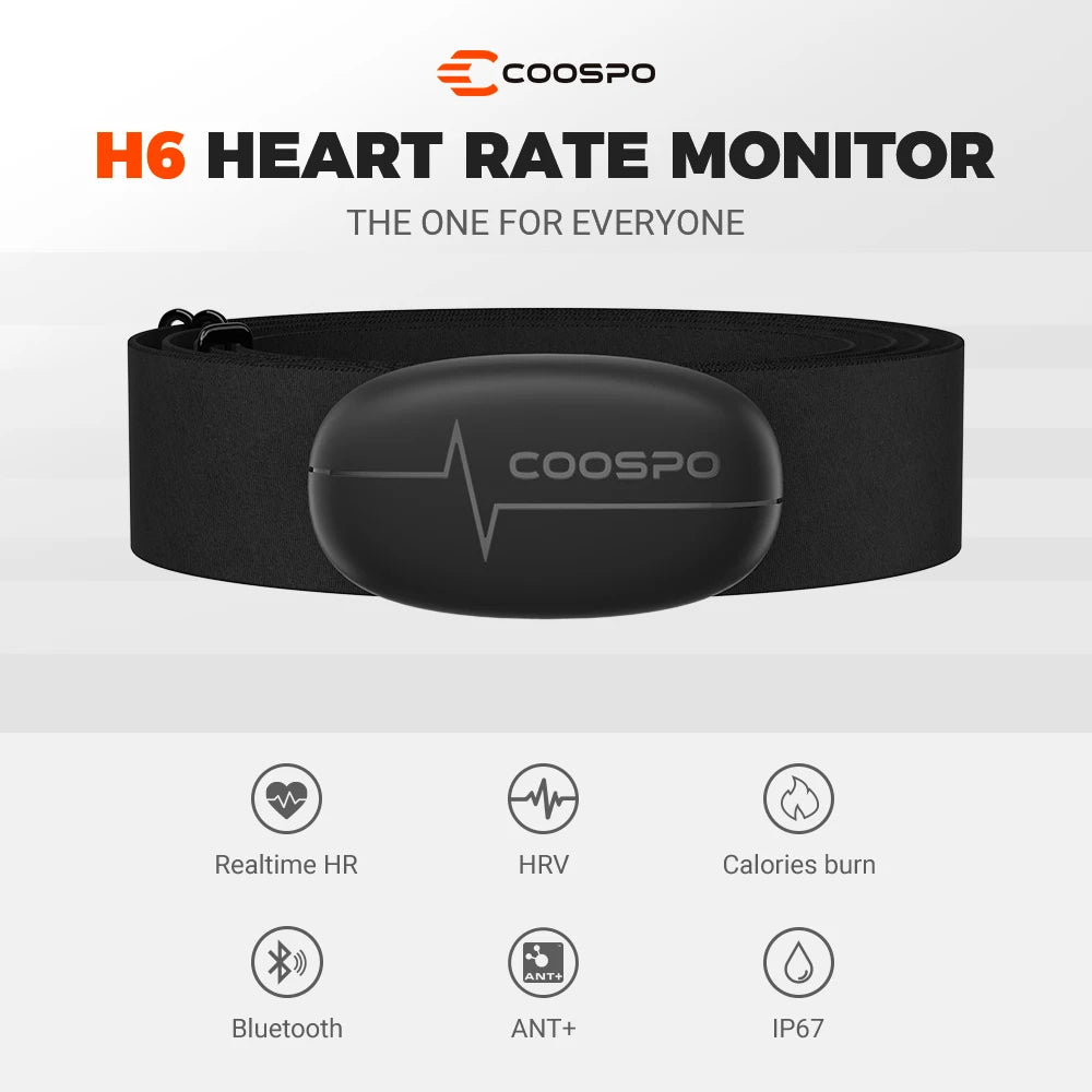 COOSPO HW9 Optical Heart Rate Monitor Armband | Bluetooth 4.0 & ANT+ Fitness Sensor for Garmin & Wahoo | RUNGEAR