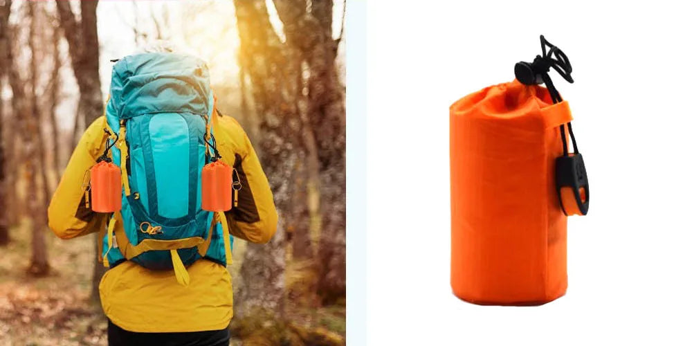Emergency Survival Sleeping Bag | Waterproof Thermal Mylar Blanket for First Aid & Rescue