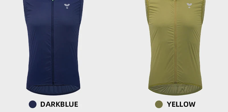 YKYWBIKE Cycling Gilet | Windproof, Breathable & Packable | Men's | RUNGEAR