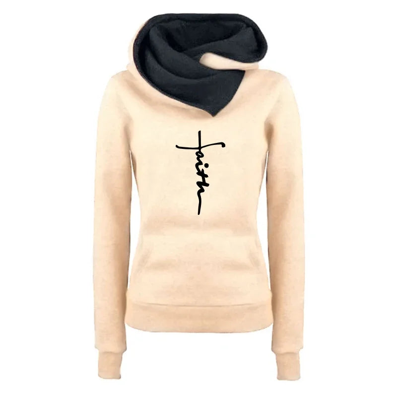 Women's Winter Apparel: Women's Quality, Versatile, Double Collar Pullover Hoodie / Rungear