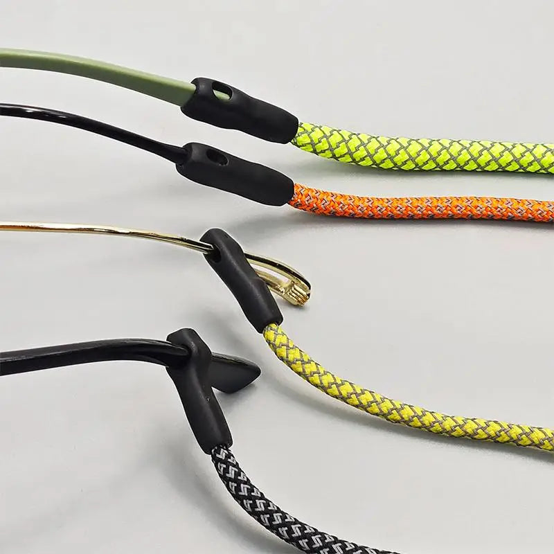 Sports Eyewear Lanyard & Neck Cord | Non-Slip Adjustable Silicone Sunglasses Strap | RUNGEAR