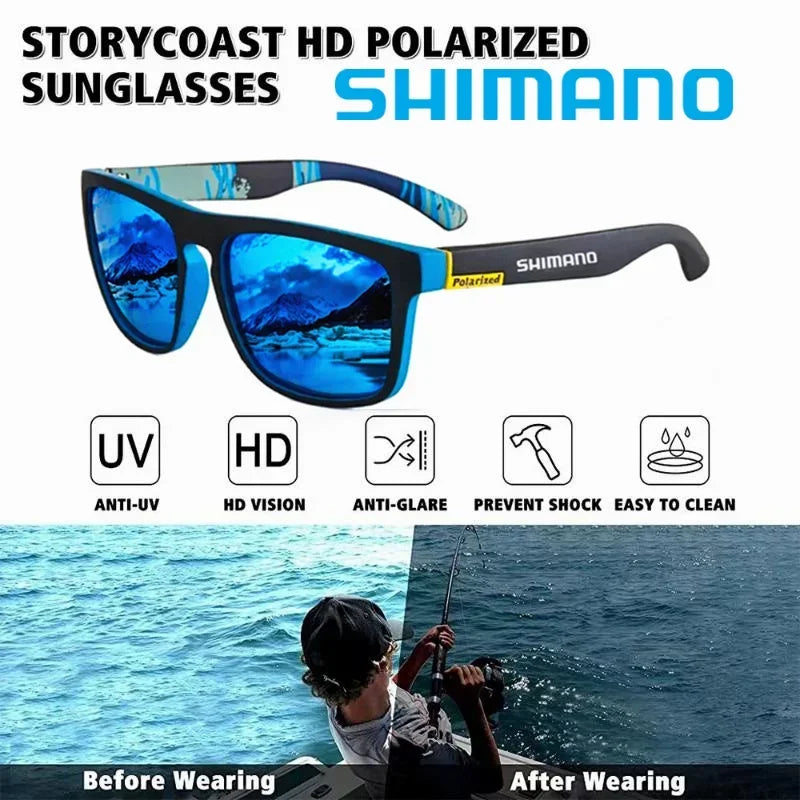 Classic Square UV400 Polarised Sports Sunglasses | Unisex | Cycling, Fishing, Driving & Outdoor