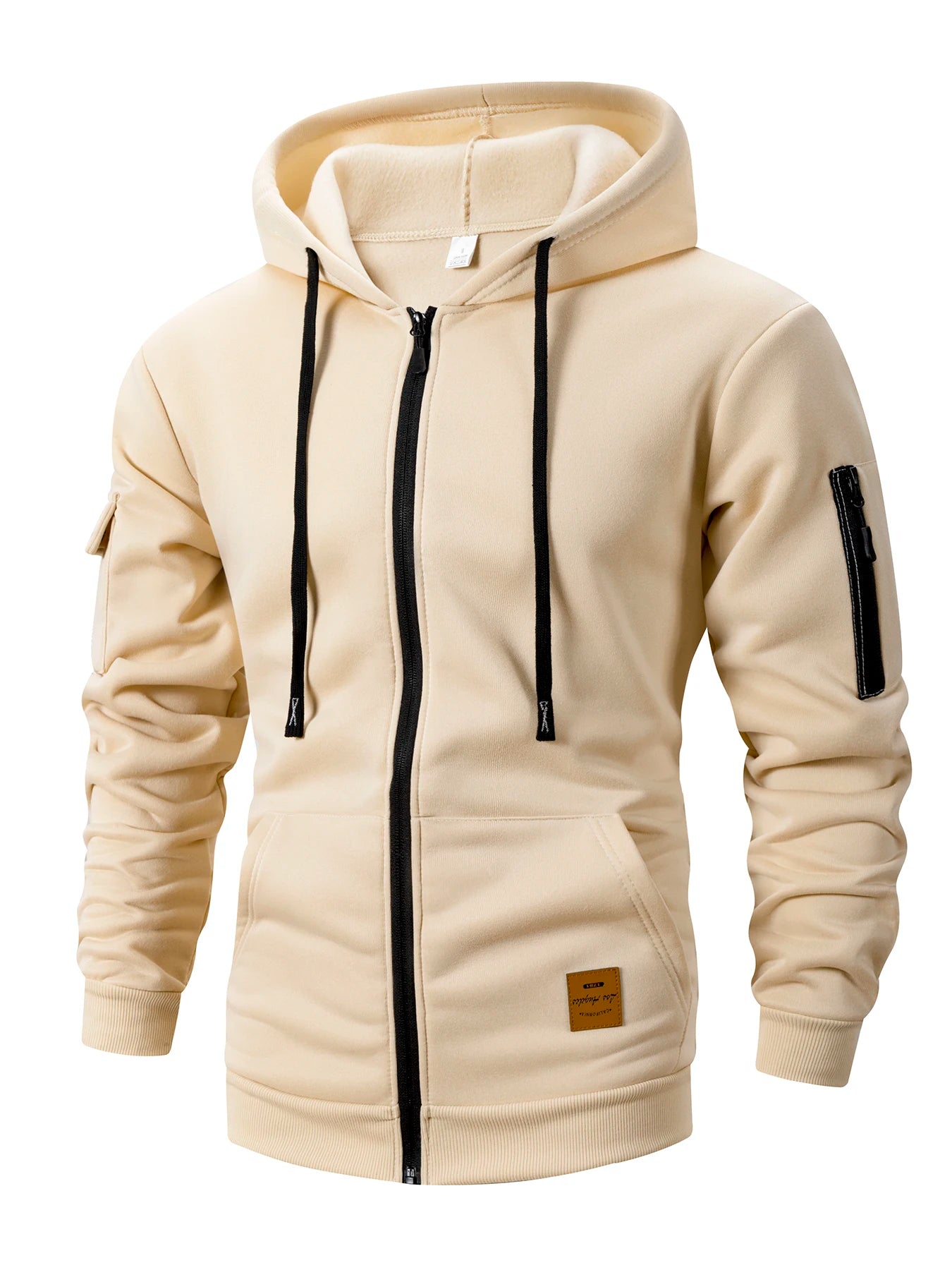Men's Running Clothing: Hoodie With Kangaroo Pocket, Long Sleeved Sports Apparel S-XXL / Rungear