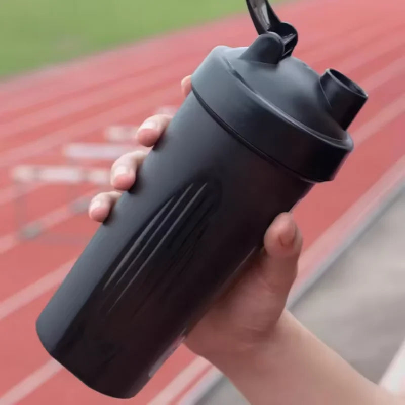 600ml Sports Protein Shaker Bottle – Lightweight Portable 20oz Plastic Shake Cup for Gym, Running & Fitness | RUNGEAR