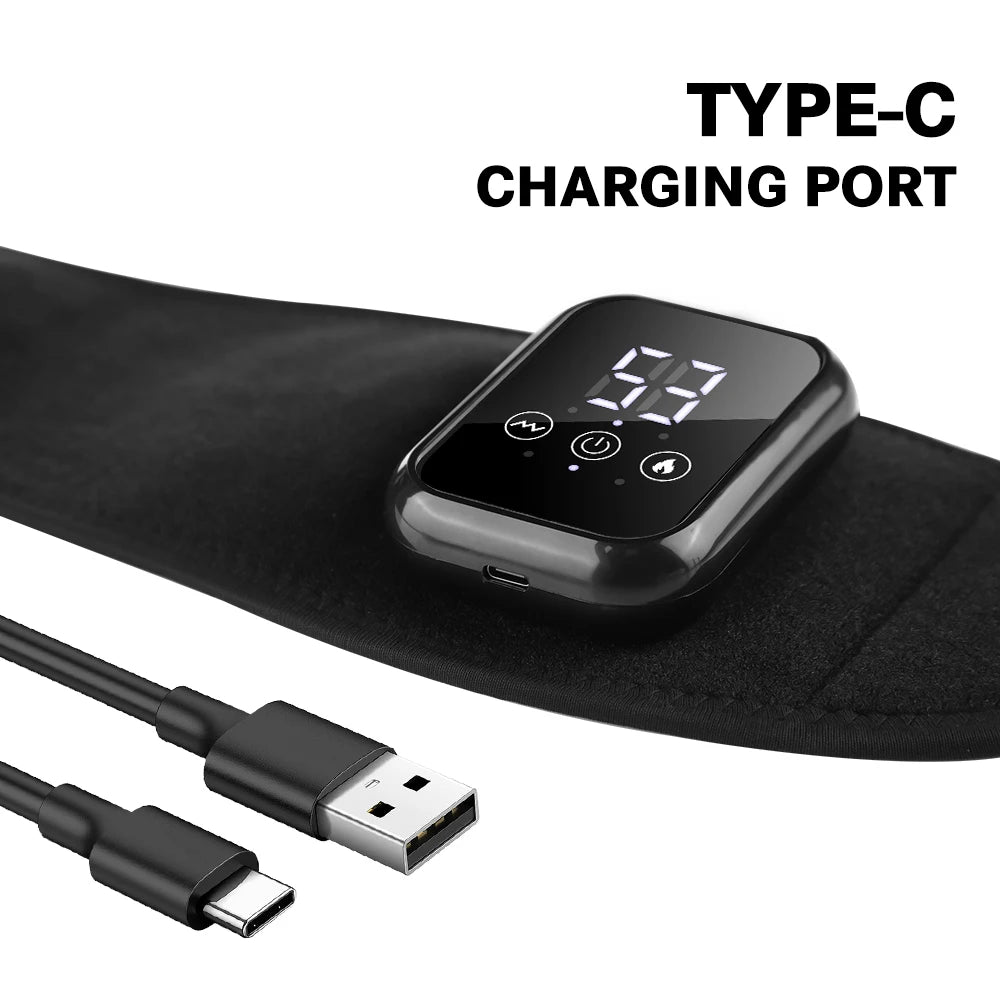 Electric Heating Wrist Brace Vibration Massage Hot Compress Ankle Wrap And Hand Protector Rechargeable Wristband