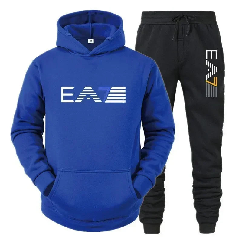 Men's Winter Apparel: Casual, Cool Weather Jogging Training Sportswear 2 PC Sets / Rungear