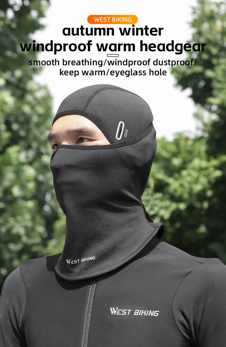 RUNGEAR Thermal Full-Face Balaclava | Windproof Winter Mask for Cycling, Hiking & Motorcycle