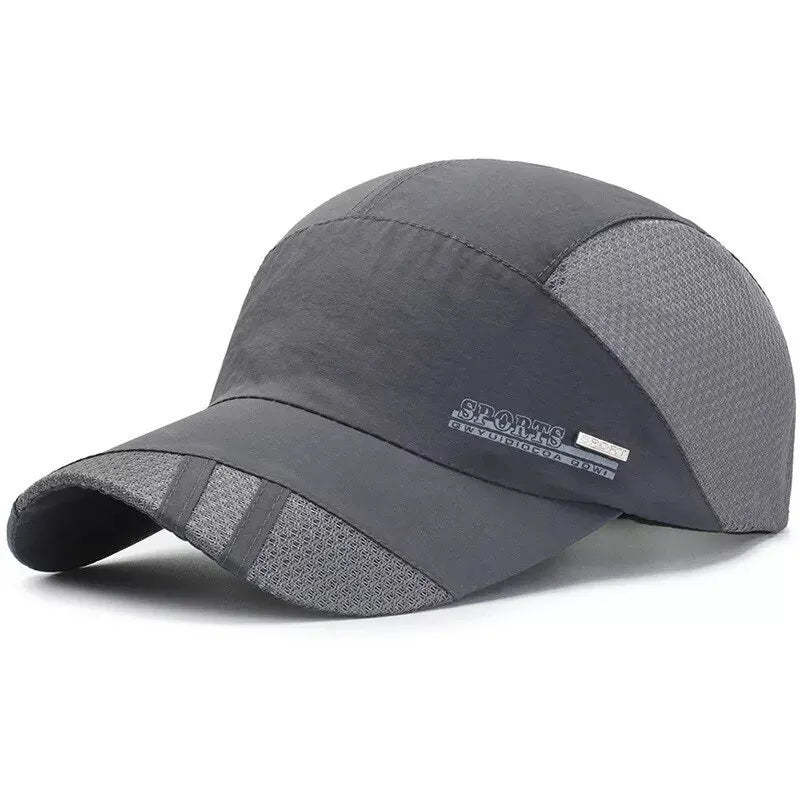 Quick-Dry Sports Running Cap – Breathable Mesh, Adjustable | Sun Protection