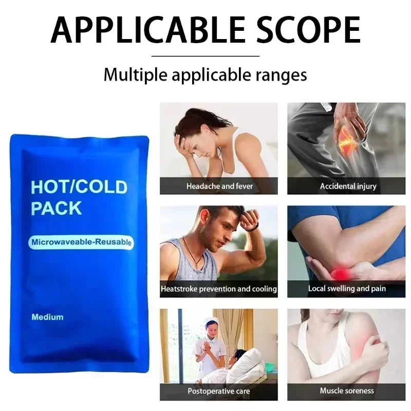 Reusable Hot & Cold Gel Therapy Pack – Eco-Friendly Ice & Heat Pack for Post-Workout Recovery & Pain Relief