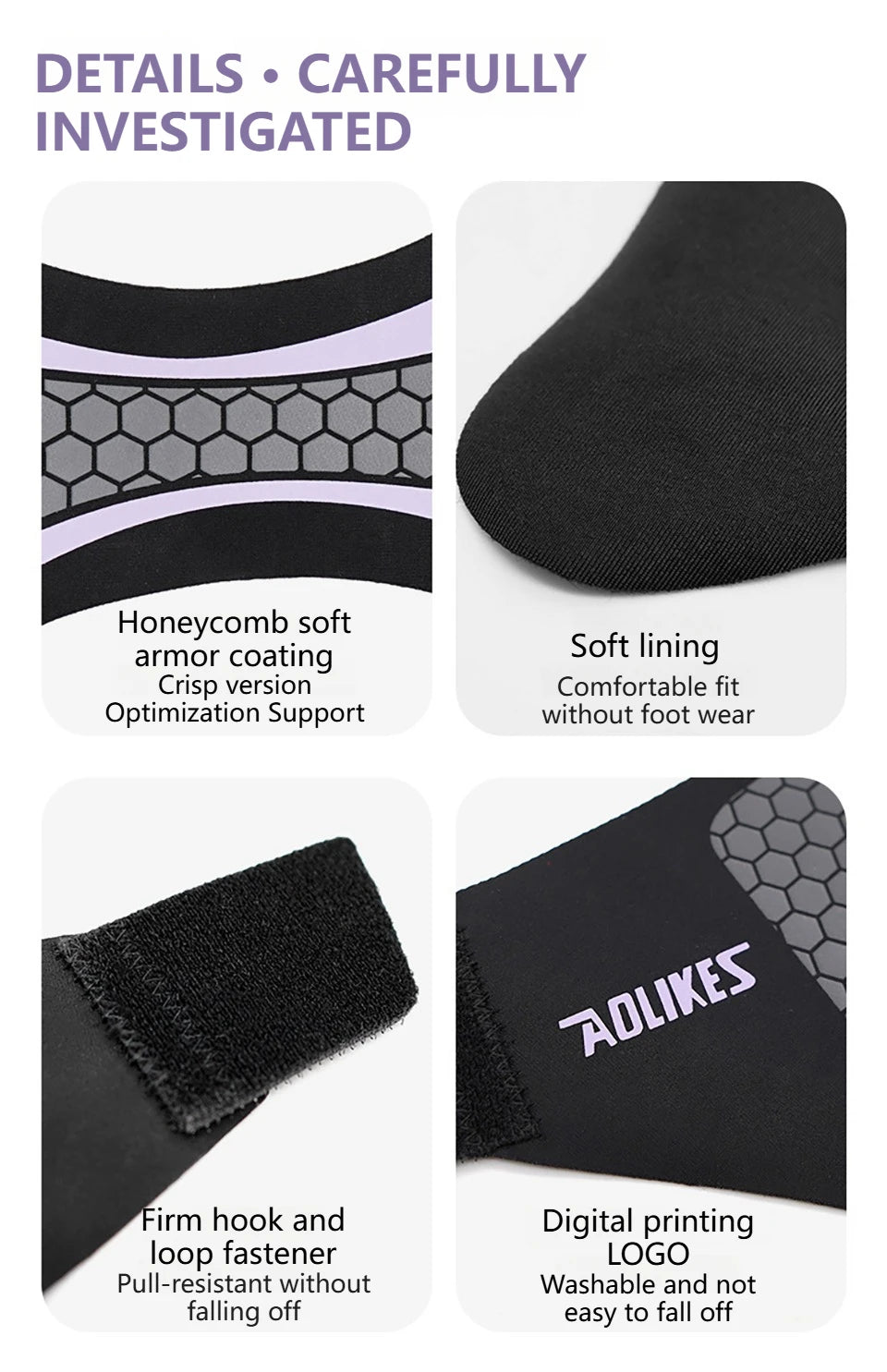 Structured Ankle Protector | Hex Grip Panel, Anti-Twist Support | RUNGEAR