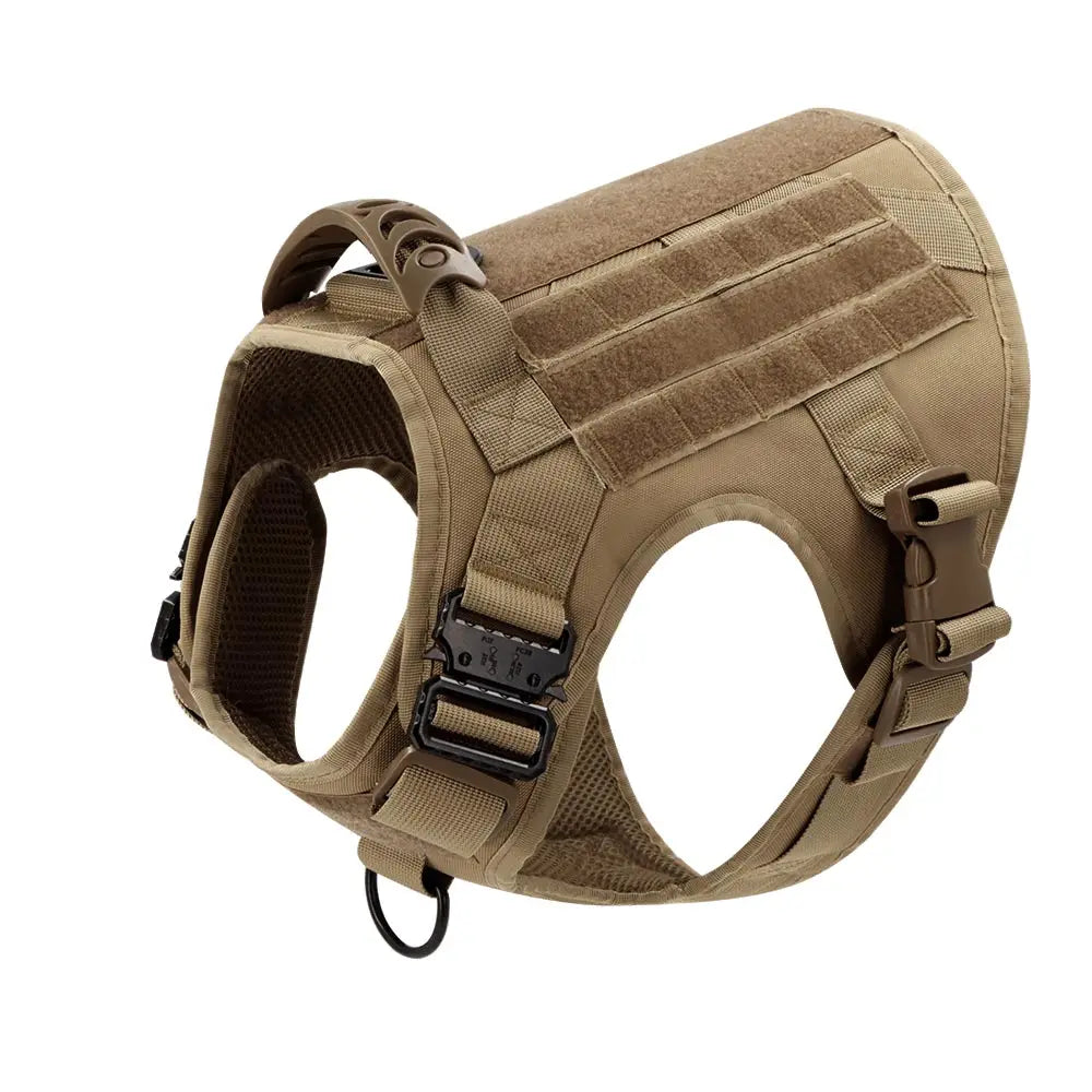 Tactical Military Dog Harness | Padded, Quick-Release Vest for Medium & Large Dogs | S–XL