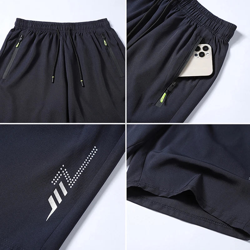 Men's Quick-Dry Apparel: Breathable, Casual, Elastic Fitness, Running Shorts / Rungear