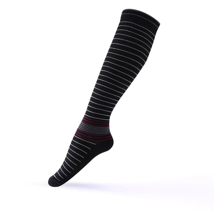 Compression Sock Accessories: Unisex Non-Slip, Knee-High Sports Compression Socks For Fitness / Rungear
