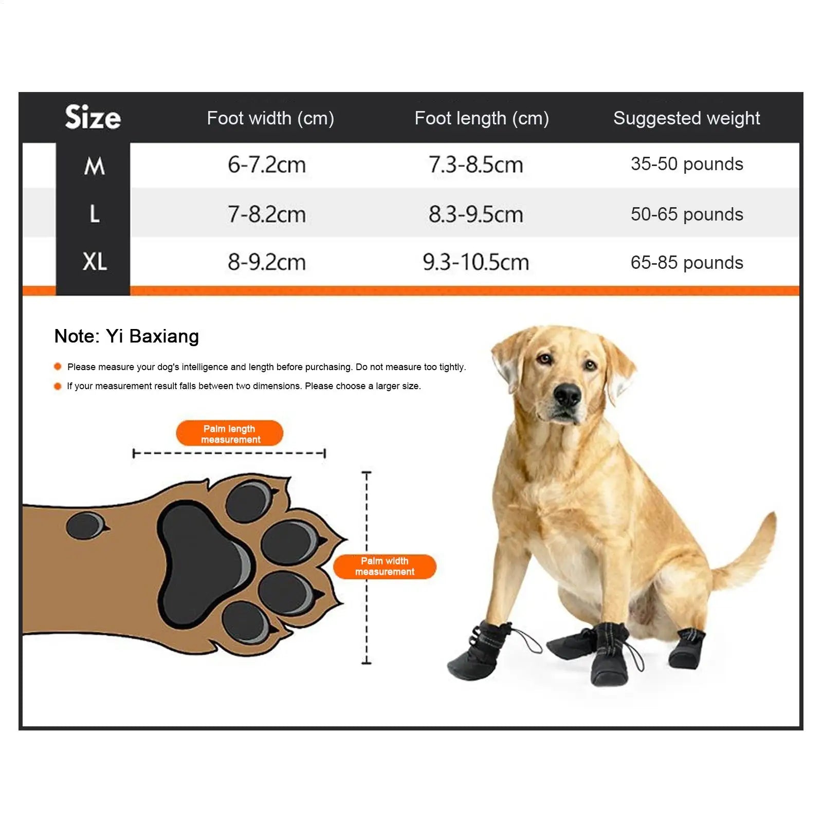 Dog Boots 4PC Set – Wool Anti-Slip Protective Booties for Medium & Large Dogs | Wound Recovery, Hiking, Outdoor & Beach