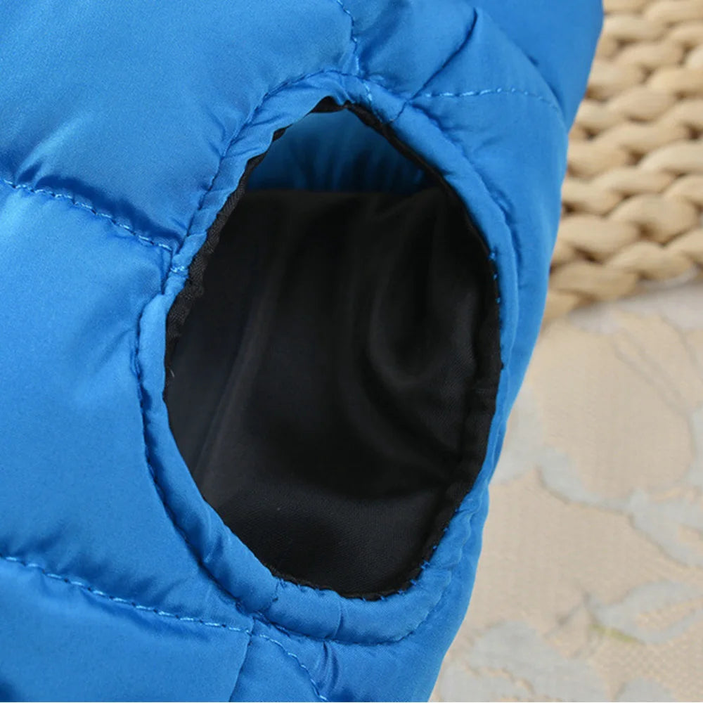 Winter Dog Jacket with Zipper | Warm Polyester Vest Coat for Small & Medium Dogs | RUNGEAR